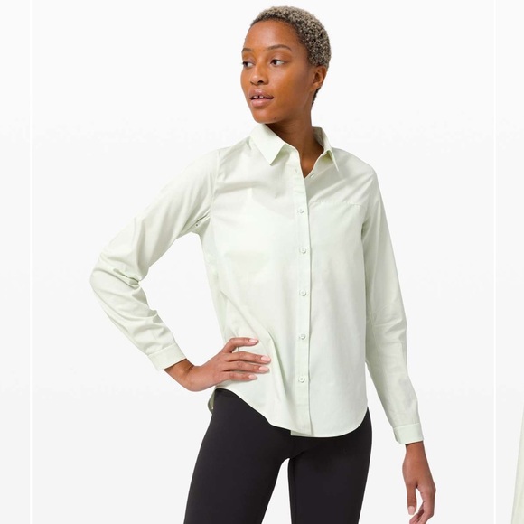 NWT Lululemon Full Day Ahead Shirt. Color Springtime.  Size 4 - Picture 1 of 5